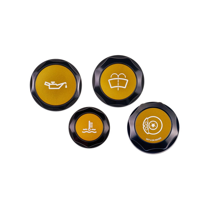IAG Revolve Engine Bay Dress-Up Cap Kit 2022-2026 WRX - IAG-ACC-5406BKBK - Subimods.com