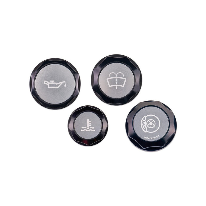 IAG Revolve Engine Bay Dress-Up Cap Kit 2022-2026 WRX - IAG-ACC-5406BKBK - Subimods.com