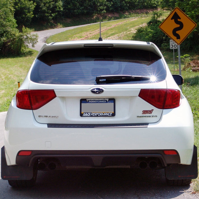 IAG RockBlocker Red Tail Light Overlay Film Kit 2008-2014 WRX / STI Hatchback - IAG-BDY-2001 - Subimods.com