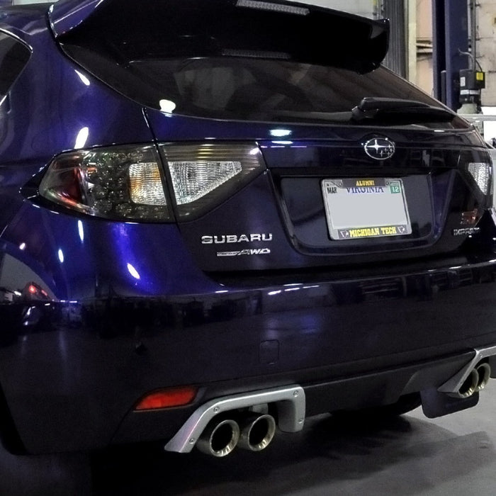 IAG RockBlocker Smoked / Clear Tail Light Overlay Film Kit 2008-2014 WRX / STI Hatchback - IAG-BDY-2005 - Subimods.com