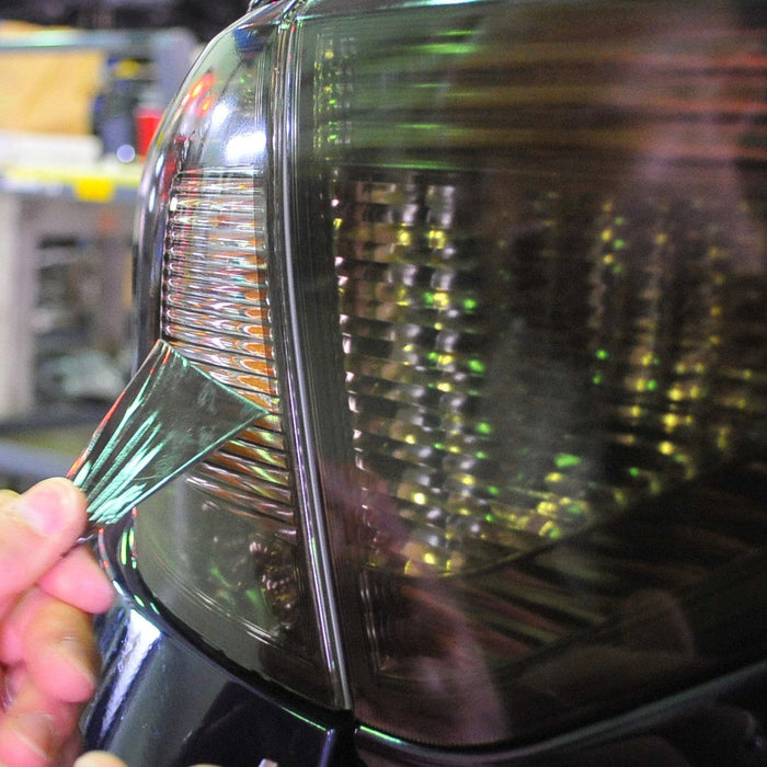IAG RockBlocker Smoked / Clear Tail Light Overlay Film Kit 2008-2014 WRX / STI Hatchback - IAG-BDY-2005 - Subimods.com
