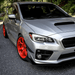 IAG Single Canard Kits 2015 - 2021 WRX / 2015 - 2021 STI - IAG-BDY-5340MBK - Subimods.com