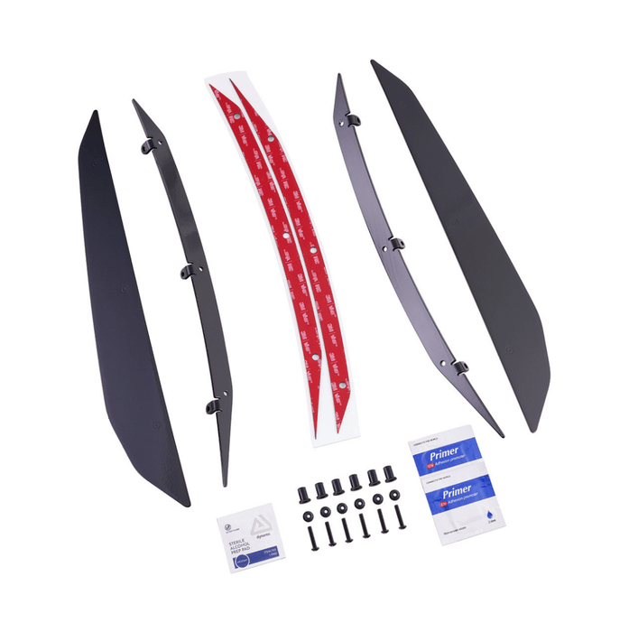 IAG Single Canard Kits 2015 - 2021 WRX / 2015 - 2021 STI - IAG-BDY-5340MBK - Subimods.com