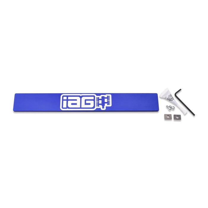 IAG Stealth Mount License Plate Delete Blue 2008 - 2014 WRX / 2008 - 2014 STI - IAG-BDY-3210BL - Subimods.com