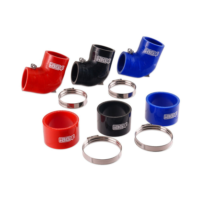 IAG “Stock” Top Mount Intercooler Coupler Kit 2004-2021 STI - IAG-ENG-2350BK - Subimods.com