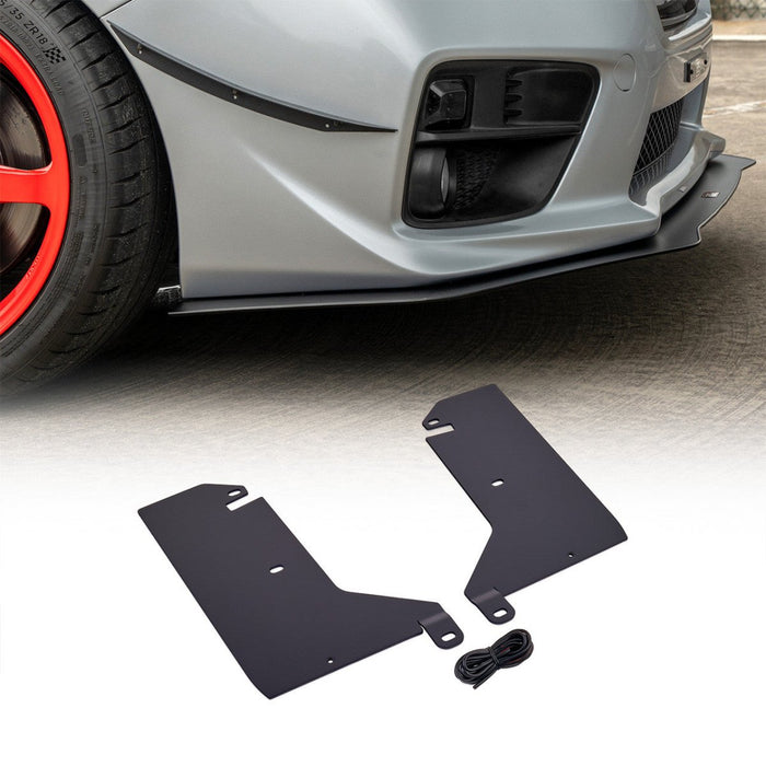 IAG Straight Endplate Winglets 2015-2021 WRX / STI - IAG-BDY-5350GBK - Subimods.com