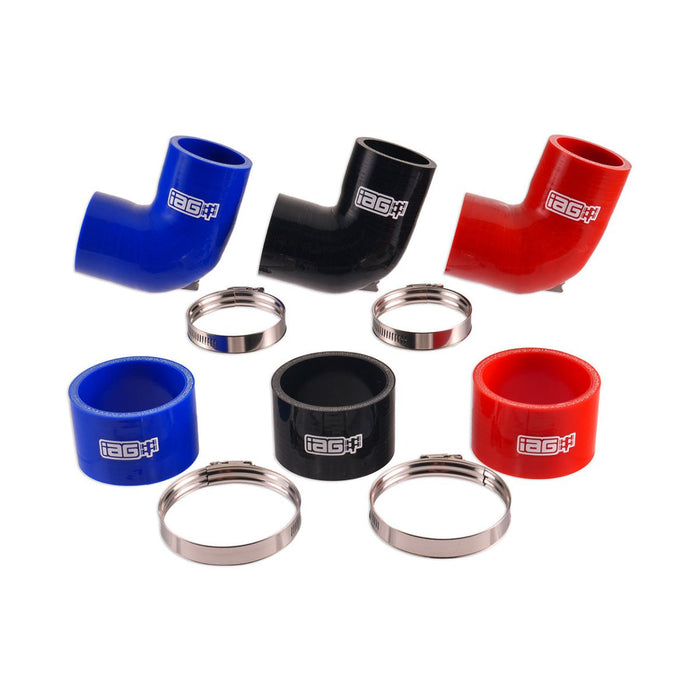 IAG “Trim to Fit” Top Mount Intercooler Coupler Kit 2004-2021 STI - IAG-ENG-2352BK - Subimods.com