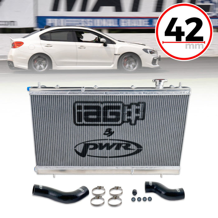 IAG Triple Pass Street Series 42mm Radiator 2015-2021 WRX - IAG-ENG-2335 - Subimods.com