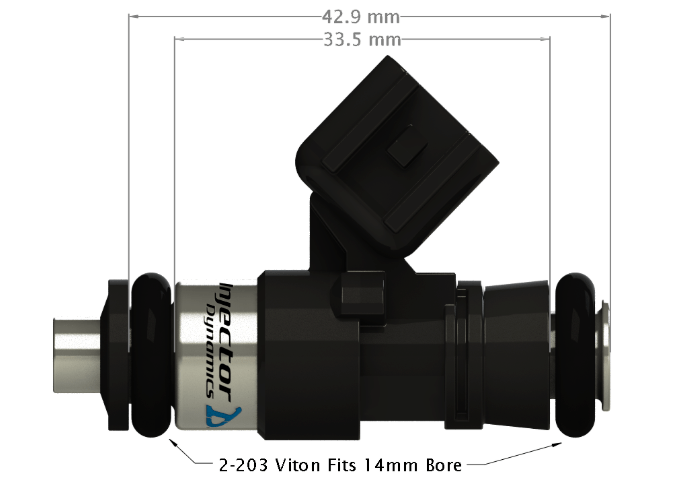Injector Dynamics ID2600XDS Injectors BMW S58 Platforms / 2017 - 2025 Ford Raptor w/ 3.5L Ecoboost / 2009 - 2012 Hyundai Genesis V6 / 1993 - 1998 Toyota Supra w/ 2JZ - GTE - 2600.34.14.14.6 - Subimods.com