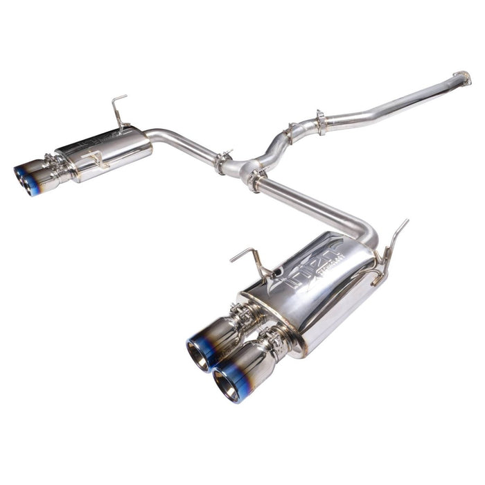Injen Performance Catback System w/ Burnt Tips 2015 - 2021 WRX / 2015 - 2021 STI - SES1207TT - Subimods.com