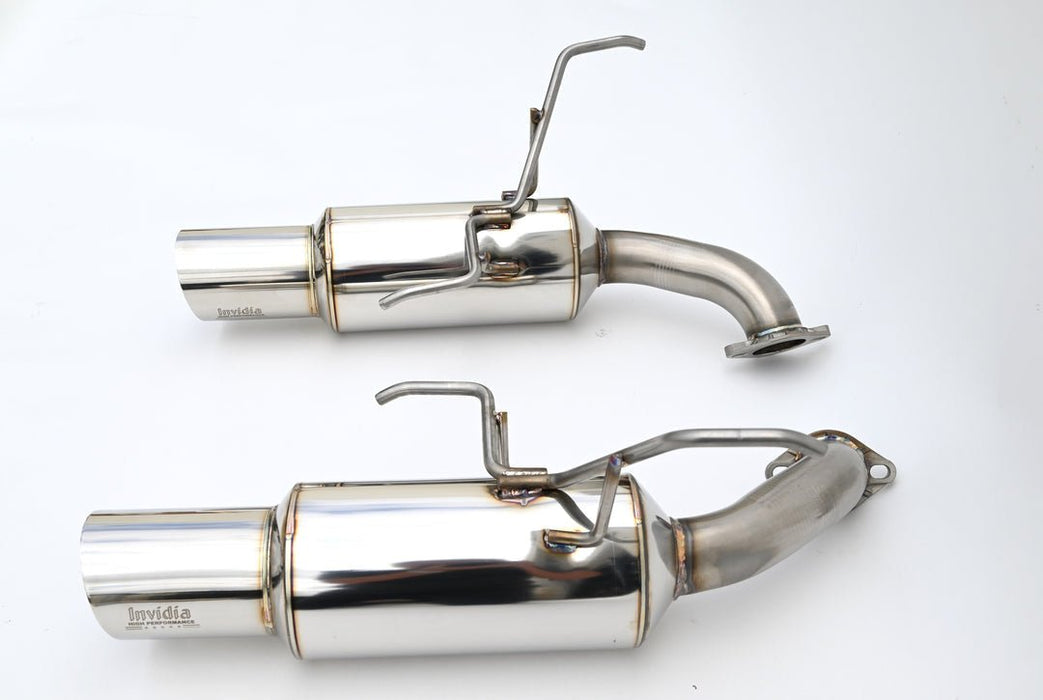 Invidia GT N1 Axle Back Exhaust w/ Stainless Steel Tips 2022-2026 WRX - HS22SW4AG1GSL - Subimods.com