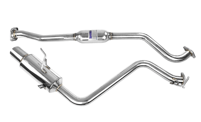 Invidia N1 Cat Back Exhaust Single Tip 2008 - 2014 Impreza 2.5i Sedan - HS08SI4GTP - Subimods.com