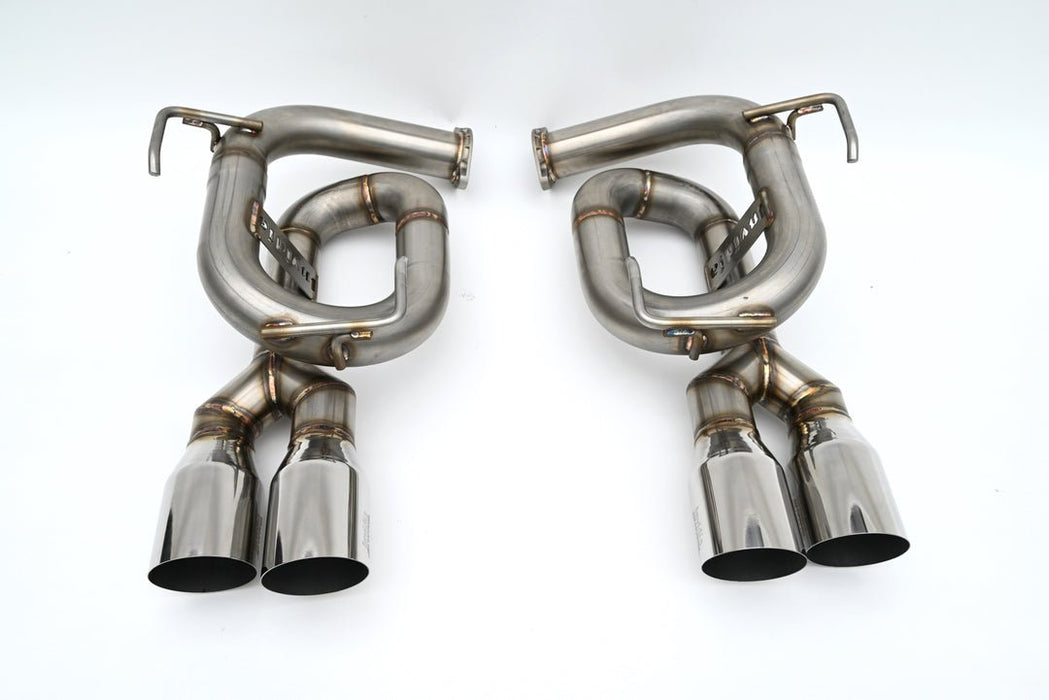 Invidia Twin Loop Axle Back Exhaust w/ Single Wall Stainless Steel Tips 2022-2026 WRX - HS22SW4AT4SSL - Subimods.com