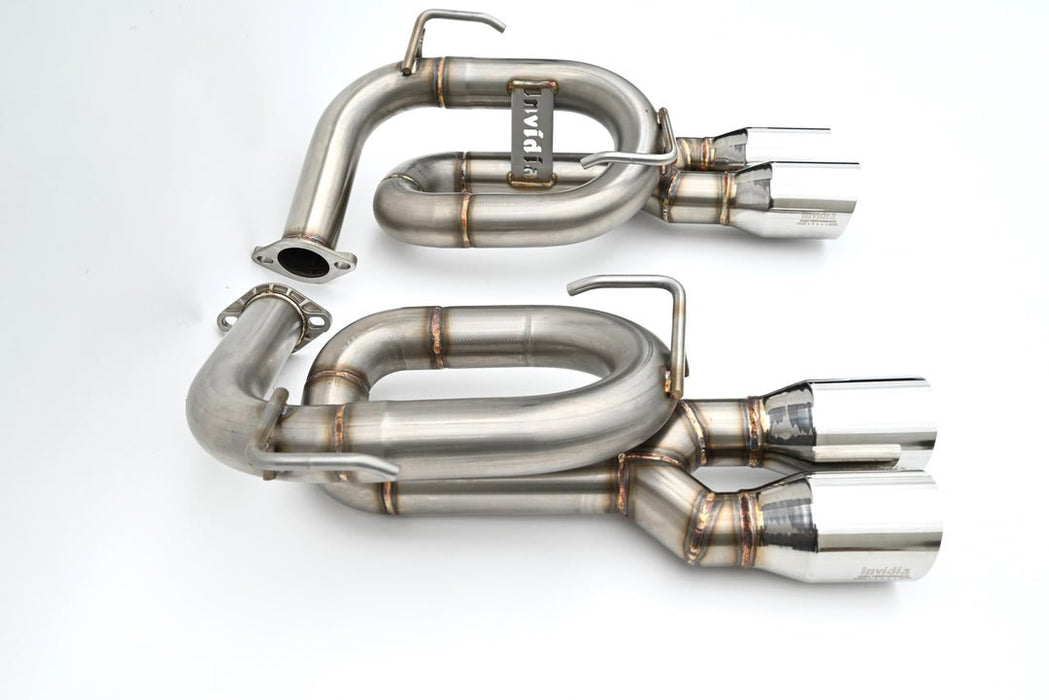 Invidia Twin Loop Axle Back Exhaust w/ Single Wall Stainless Steel Tips 2022-2026 WRX - HS22SW4AT4SSL - Subimods.com