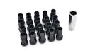 ISR Performance 50mm Steel Open Ended Lug Nuts Black 12X1.25 Most Subaru Models - IS - 12125 - BLK - Subimods.com