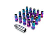 ISR Performance 50mm Steel Open Ended Lug Nuts Neochrome 12X1.25 Most Subaru Models - IS - 12125 - NC - Subimods.com