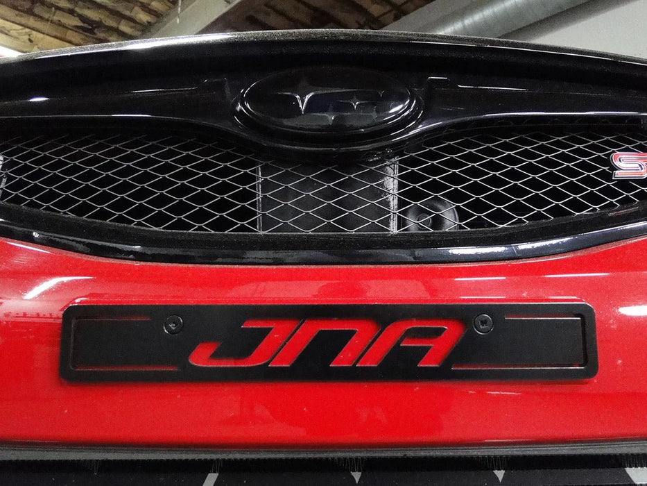 JNA Performance License Plate Delete Front Black 2002 - 2021 WRX / 2004 - 2021 STI / 2013 - 2021 BRZ - JNA - SUB - 004BK - Subimods.com