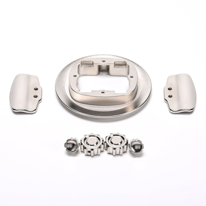 JQ Werks Madtrace Gen 2 Racing Steering Wheel Electroless Nickel Plated Accessory Kit - RSWGEN2FMLENP - Subimods.com