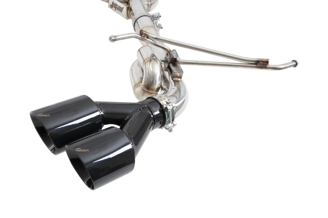 Juiced Pipes 3" Cat Back Exhaust Gloss Black Tips 2015 - 2025 WRX / 2015 - 2021 STI - JPSWRXB - Subimods.com