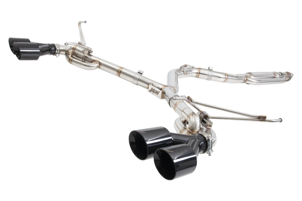 Juiced Pipes 3" Cat Back Exhaust Gloss Black Tips 2015 - 2025 WRX / 2015 - 2021 STI - JPSWRXB - Subimods.com