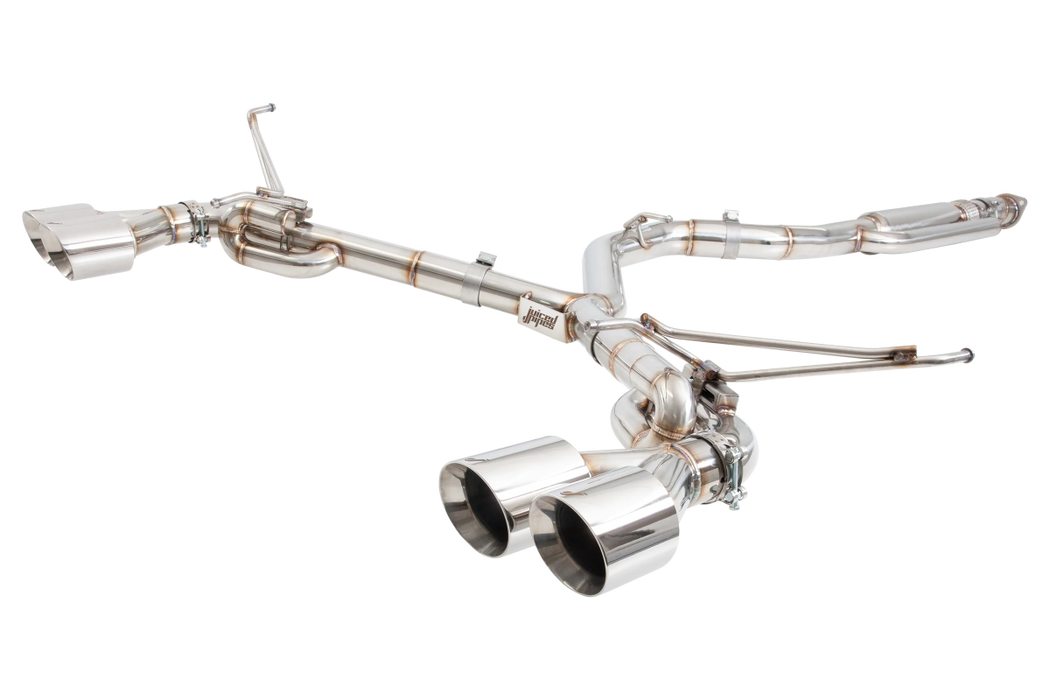 Juiced Pipes 3" Cat Back Exhaust Polished Tips 2015 - 2025 WRX / 2015 - 2021 STI - JPSWRXS - Subimods.com