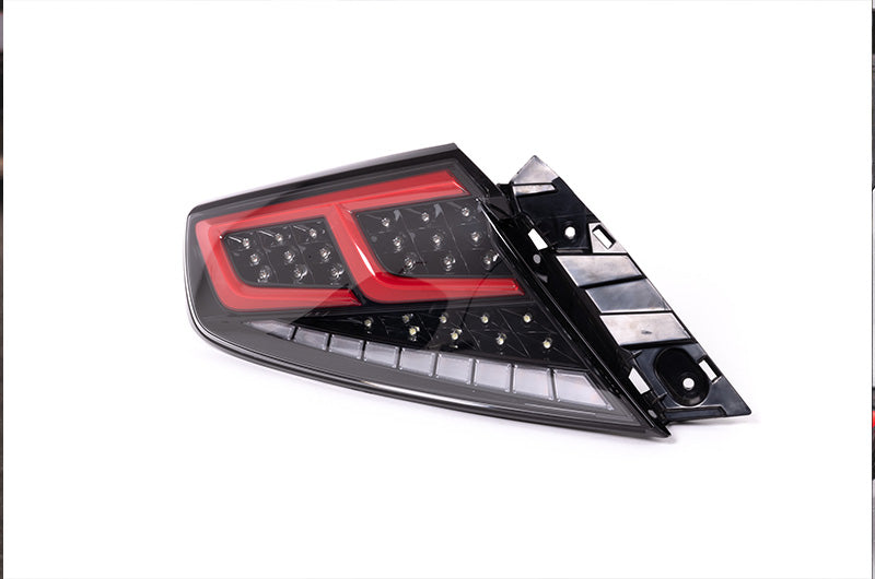 OLM Spec-AR LED Taillights Clear Lens, Black Base, Red Bar 2022-2025 WRX