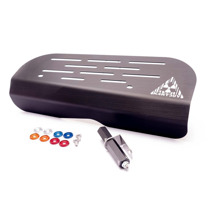 Kartboy Alternator Cover Black Most Subaru EJ Models - KB-100-Alt-EJ-Al - Subimods.com