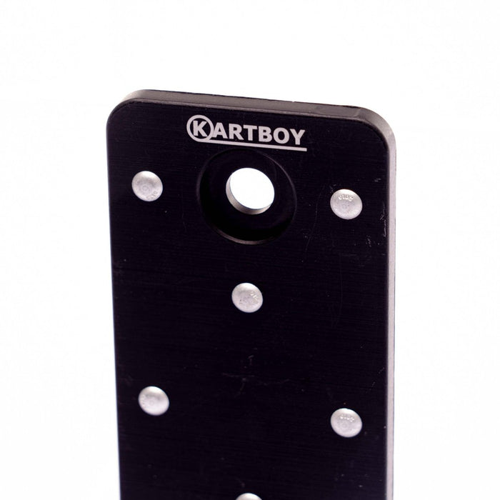 Kartboy Dead Pedal Black Most Subaru Models - KB-100-Pedl-Blk - Subimods.com