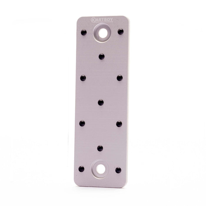 Kartboy Dead Pedal Silver Most Subaru Models - KB-100-Pedl-Sil - Subimods.com