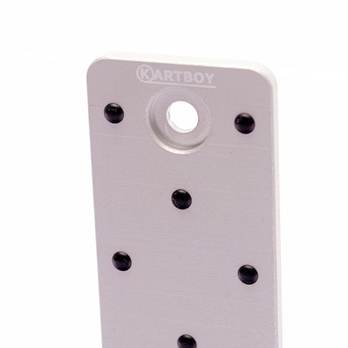 Kartboy Dead Pedal Silver Most Subaru Models - KB-100-Pedl-Sil - Subimods.com