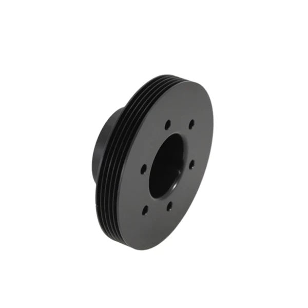 Kartboy Lightweight Aluminum Crank Pulley V2 w/ No AC Most Subaru EJ Models - KB-050-EJ-S - Subimods.com
