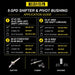 Kartboy Long Shifter Pivot Bushing Kit 5 Speed Subaru Models - KB-001-01001 - Subimods.com