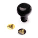 Kartboy Shift Knob Aluminum Black 5 Speed Subaru Models - KB-014-B-5SPD - Subimods.com