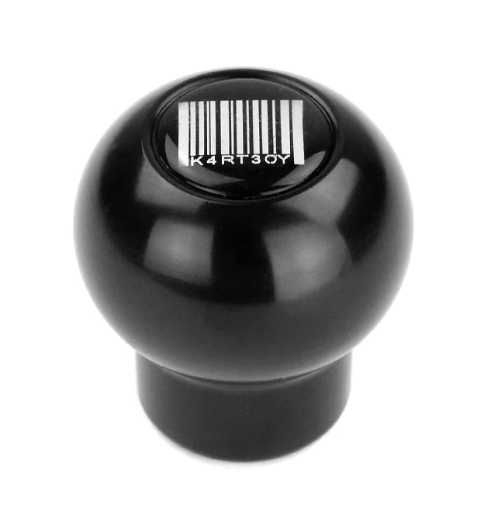 Kartboy Shift Knob Aluminum Black 5 Speed Subaru Models - KB - 014B - Subimods.com