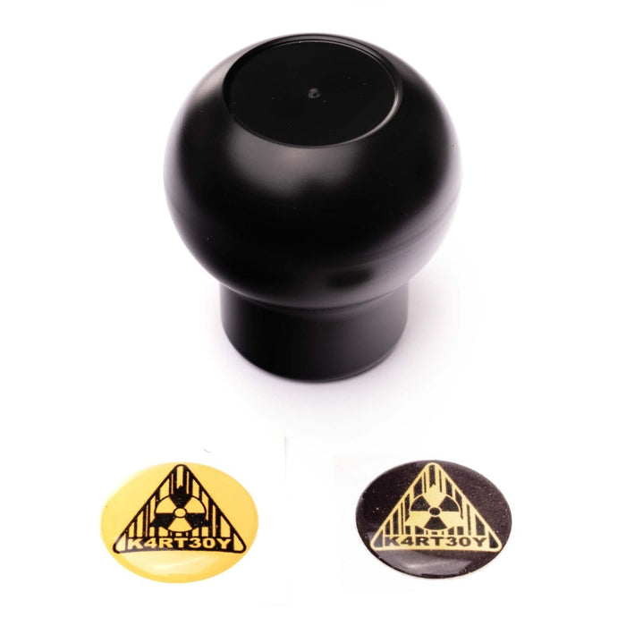 Kartboy Shift Knob Delrin Black 6 Speed Subaru Models - KB-014-BD-6SPD - Subimods.com