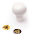 Kartboy Shift Knob Delrin White 5 Speed Subaru Models - KB-015-WD-5SPD - Subimods.com