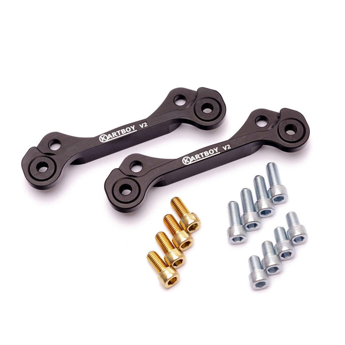 Kartboy V2 Big Brake Adapters 2 Pot Rear 1998 - 2007 Impreza / 2002 - 2005 WRX / 2000 - 2009 Legacy / 2000 - 2008 Forester - KB-016-2POT-V2 - Subimods.com