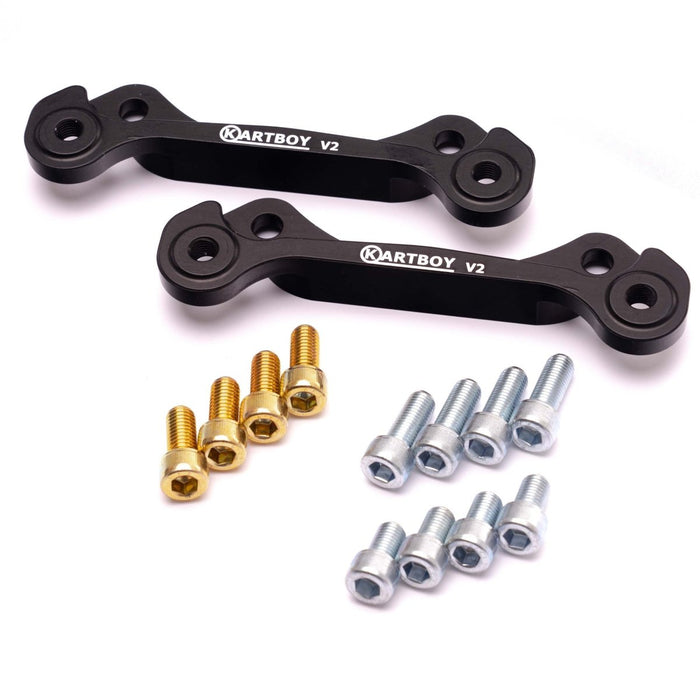 Kartboy V2 Big Brake Adapters 2 Pot Rear 1998 - 2007 Impreza / 2002 - 2005 WRX / 2000 - 2009 Legacy / 2000 - 2008 Forester - KB-016-2POT-V2 - Subimods.com