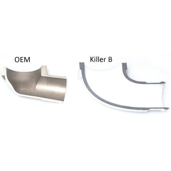 Killer B Motorsport High Flow Water Pump Housing V2 Black 2002 - 2014 WRX / 2004 - 2021 STI / 2004 - 2013 Forester XT / 2004 - 2009 Outback XT / 2004 - 2009 Legacy GT - WPHv2 - B - Subimods.com