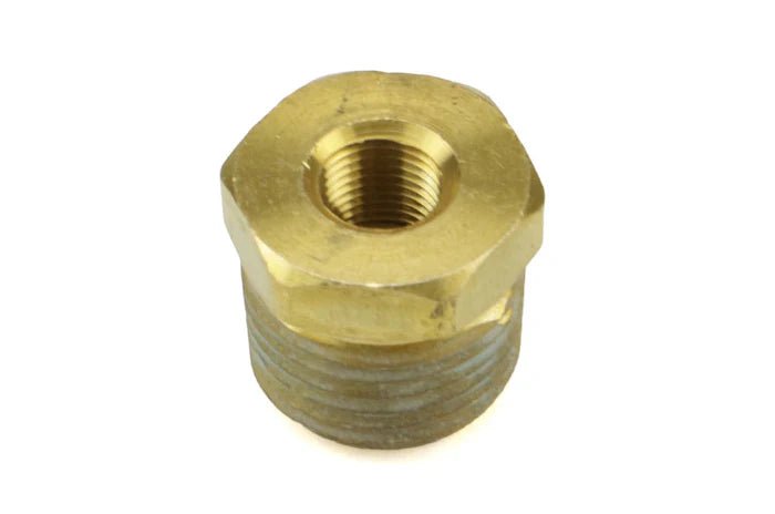 Killer B Motorsport Oil Temperature Sensor Adapter Brass 1/2NPT To 1/8NPT - NPTNPT - Subimods.com
