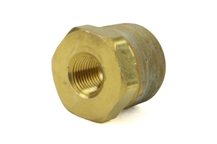 Killer B Motorsport Oil Temperature Sensor Adapter Brass 1/2NPT To 1/8NPT - NPTNPT - Subimods.com
