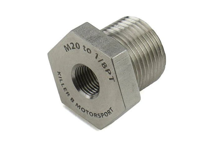 Killer B Motorsport Oil Temperature Sensor Adapter OEM M20x1.5 to 1/8PT - OEMPT - Subimods.com