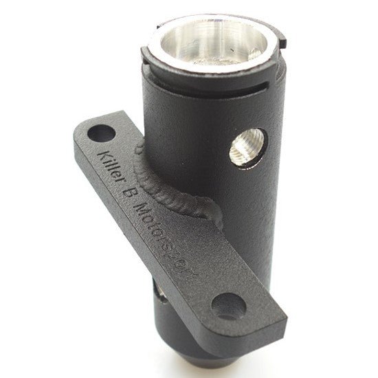 Killer B Motorsport V2 Black Upper Turbo Coolant Reservoir w/ AN Fittings 2002 - 2007 WRX / 2004 - 2021 STI - UTCRV2AN - B - Subimods.com