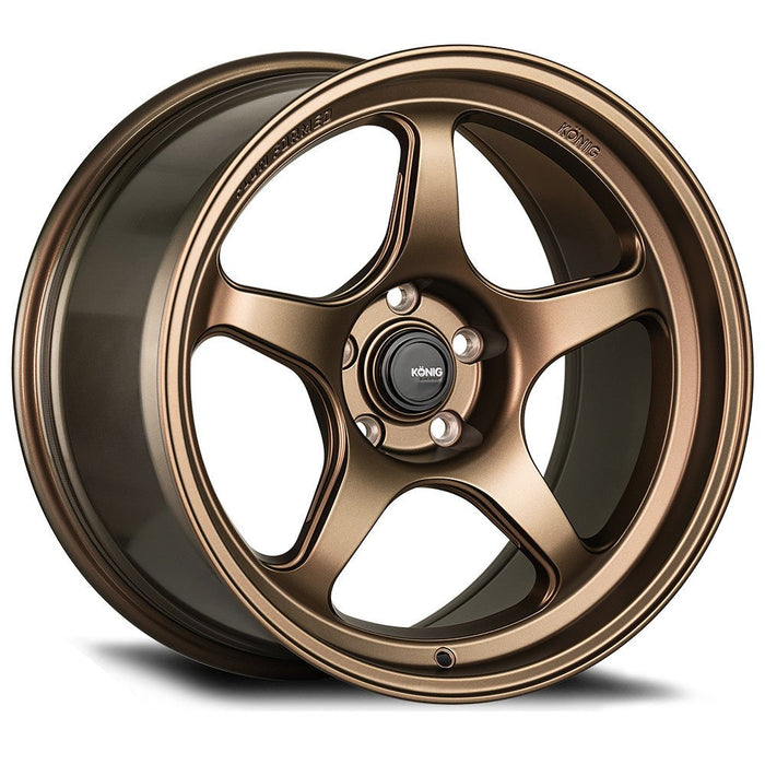 Konig Hyperspec Matte Bronze 17x8 5x100 40mm Offset - HP87510408 - Subimods.com