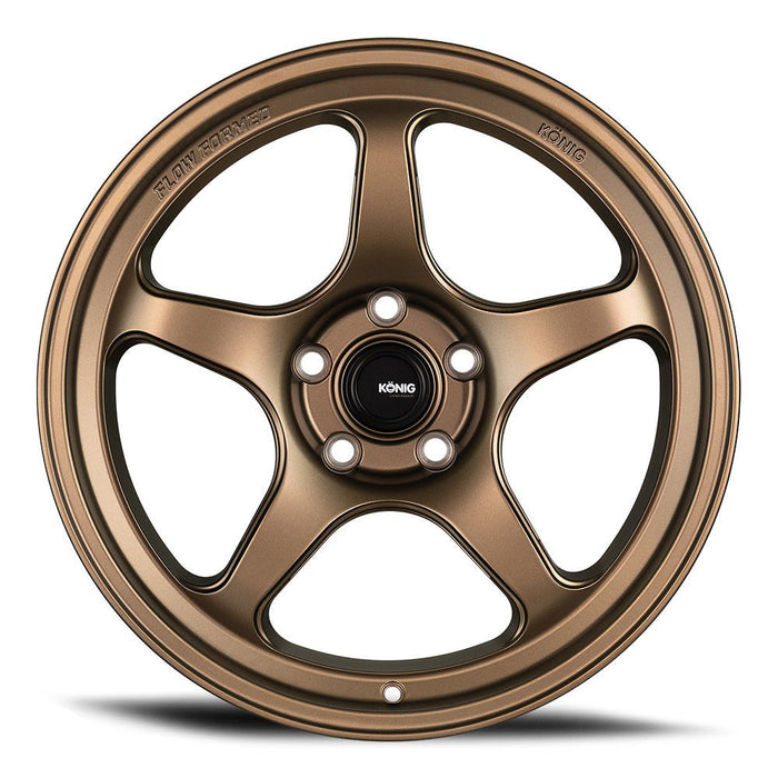 Konig Hyperspec Matte Bronze 19x9.5 5x114.3 +35mm Offset - HP99514358 - Subimods.com