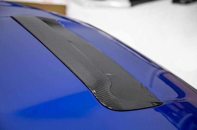 OLM A1 Aggressive Carbon Fiber Replacement Hood Scoop 2015-2021 WRX / STI