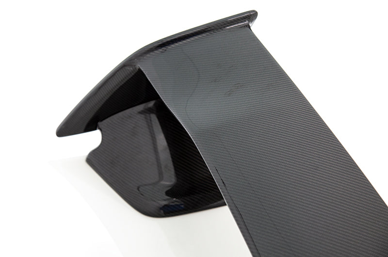 OLM Carbon Fiber OEM STI Style Spoiler w/ Carbon Bases 2015-2021 WRX / STI