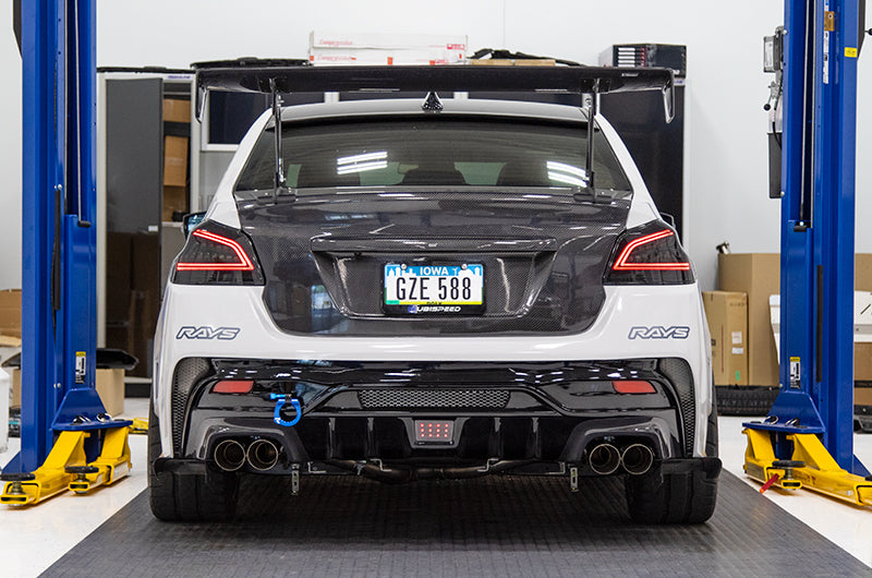 OLM Spec CR Tail Lights Smoked Lens, Black Base, 2015-2021 WRX / STI
