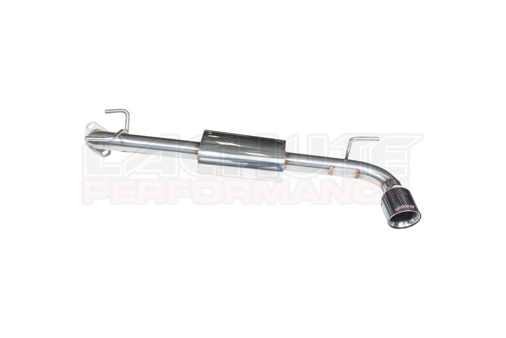 Lachute Performance Stainless Steel Muffled Axle Back w/ Carbon Cover and Double Wall Polished Tip 2018 - 2024 Crosstrek - FLP - CTA - AB - 18+C - Subimods.com