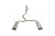 Lachute Performance Stainless Steel Resonated Catback Exhaust w/ Carbon Fiber Tips 2022 - 2024 WRX - FLP2022+CB - WRX - SD3RC - Subimods.com